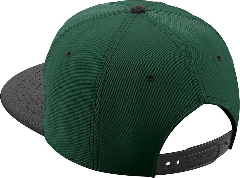 Daxton Store Classic Blank Snapback Flat Bill Visor Hat Cap One Size Adjustable Back - Image 3